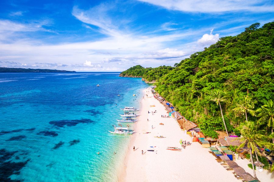 filipijnen boracay eiland strand