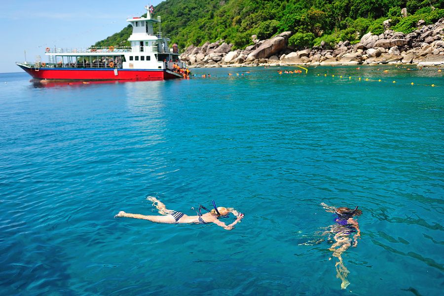 thailand koh tao koh nang yuan snorkeltour 1
