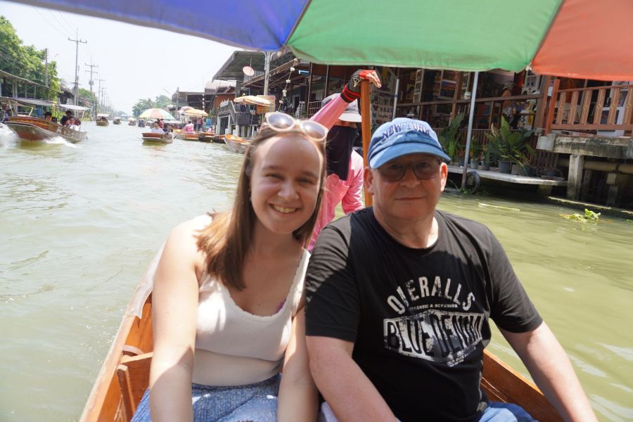 Femke en Eric op reis in Bangkok