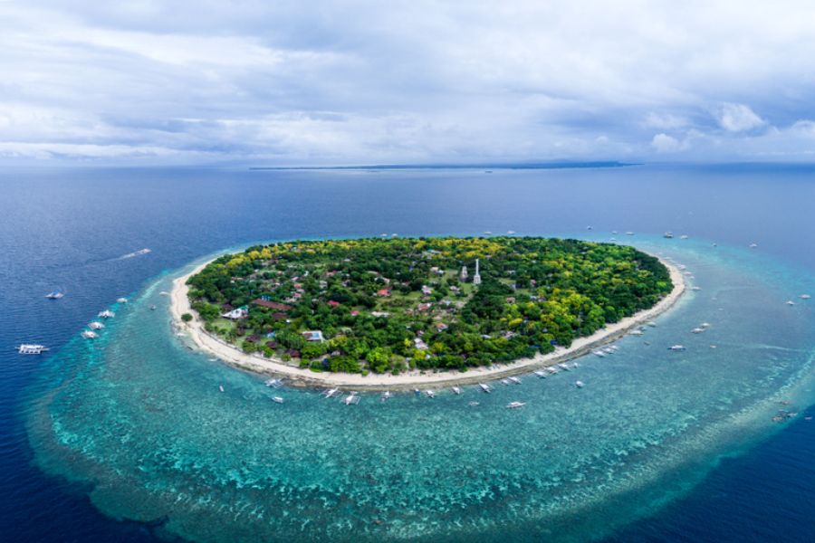 filipijnen bohol balicasag island near panglao, bohol