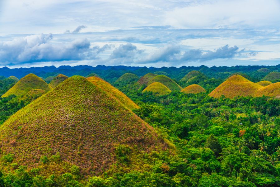 filipijnen bohol chocolate hills