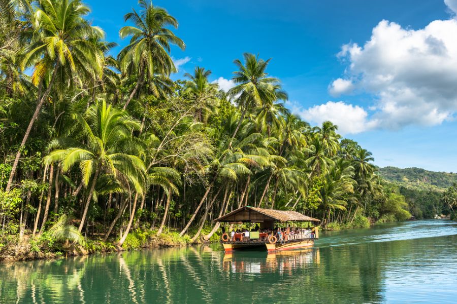 filipijnen bohol loboc rivier