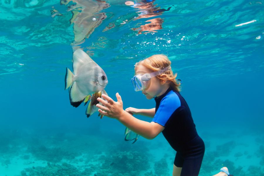 indonesie bali pemuteran menjangan snorkelen familie