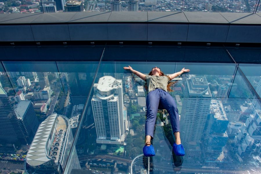 Mahanakhon Skywalk in Bangkok