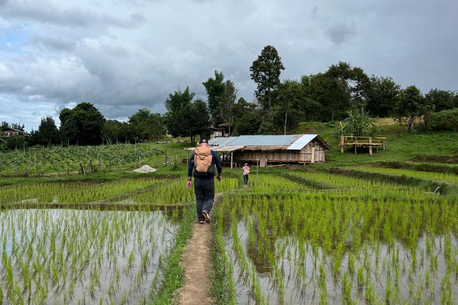 thailand chiang mai trekking klant foto's sofie tersago