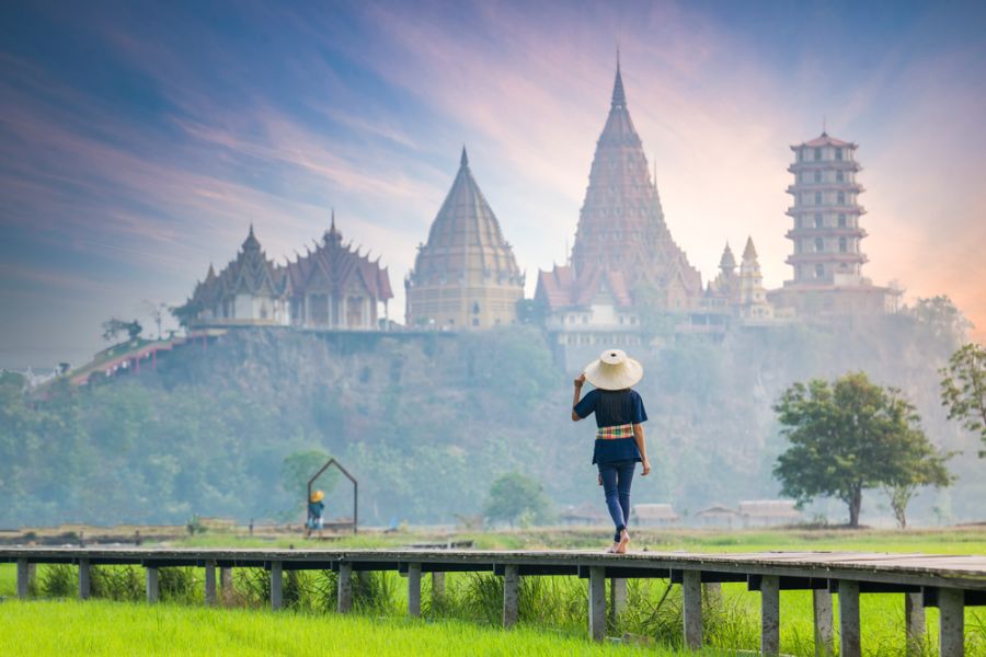 thailand kanchanaburi wat tham sua tempel