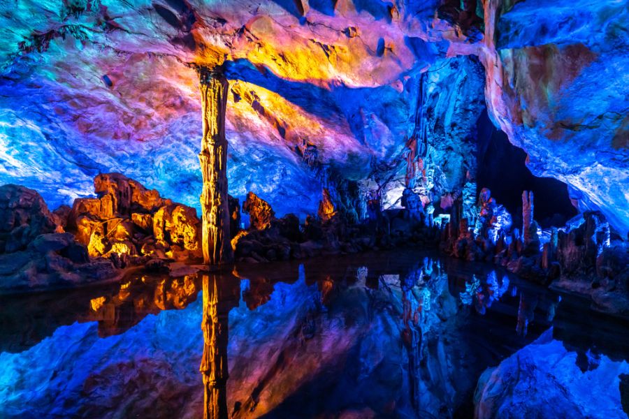 china guilin reed flute cave