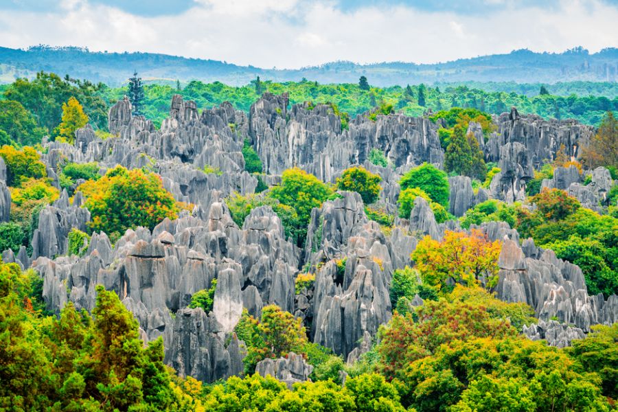 china kunming shilin stone forest