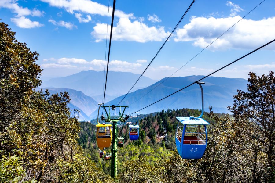 china lijiang jade dragon snow mountain kabelbaan