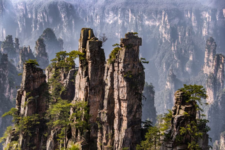 china zhangjiajie national forest park