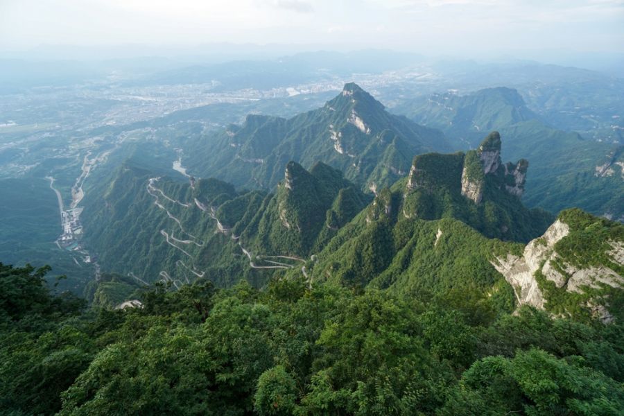 china zhangjiajie national forest park tianmen mountain heaven's gate mountain