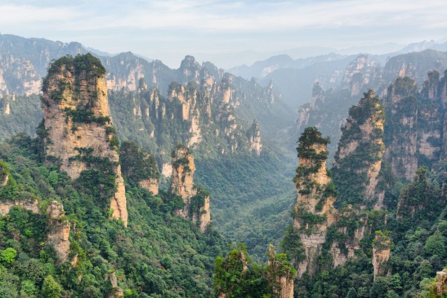 china zhangjiajie national forest park tianzi mountain