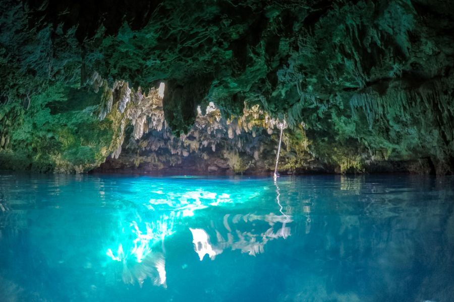 filipijnen bohol anda cabagnow pool cave