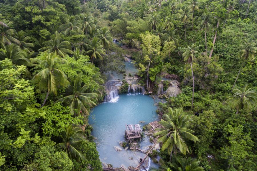 filipijnen Siquijor cambugahay waterval, siguijor